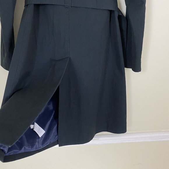 J Crew Black 2011 Icon Trench Coat - Picture 11 of 13
